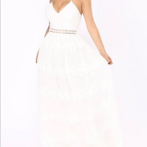 Fashion Nova White Wedding Dress